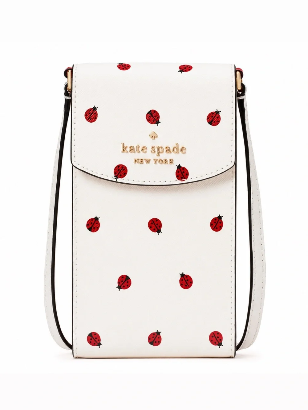 Kate Spade Staci Dottie the Ladybug North South Phone Crossbody Bag